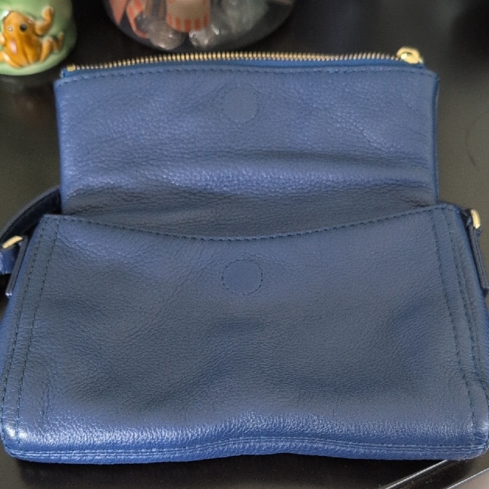 Kate Spade Blue Crossbody Bag with Gold Hardware - Picture 3 of 6